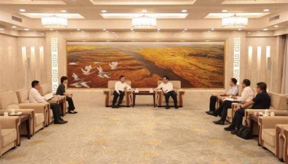 东营市委副书记、市长陈必昌会见交通银行山东省分行客人