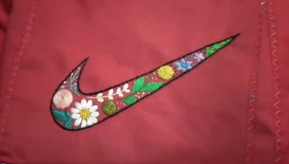 妈妈亲手缝的耐克书包火了 耐克留言缝得真棒，还送上了礼物